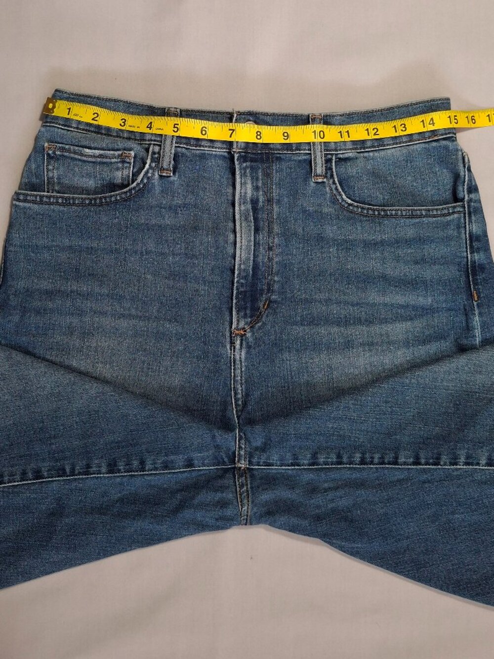 Joe's Jeans The Mia High Rise Wide Leg Ankle Jeans Blue Raw Hem | Size 32 - Picture 7 of 14